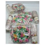 Lot of 4, Hawaiian Party Supplies Tropical Themed