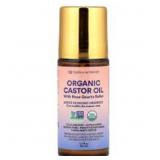 LOT OF 2 Organic Castor Oil with Rose Quartz Rolle
