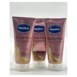 Lot of 3, Vaseline Gluta Hya Serum in Lotion, 200