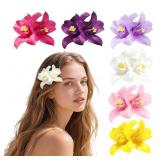 LOT OF 6 Flower Hair Clips 6 Pack - Bohemian Hawai