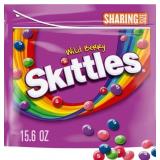 (4-bags BB:08/2027) SKITTLES Wild Berry Chewy Cand