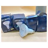 Lot of four Luxrite LR31605 light bulbs