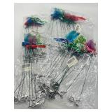 Large Lot of Dragonfly Clips, Realistic Fake Drago