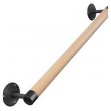 2FT Wood Hand Railing for Stairs, Wooden Handrails