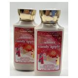 Lot of 2, Bath Body Works Winter Candy Apple Body