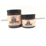 LOT OF 2 one lid is broken product is good Johnny