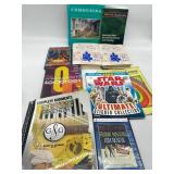 Lot of Mixed Media, Includes 9 Books, Variety of T