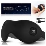 Heated Eye Mask, Mutilplx Cordless Heated Eye Mask
