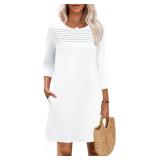 Size large Lylinan Womes 3/4 Sleeve Dresses for Wo