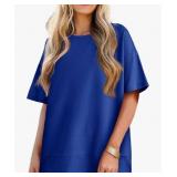 Size Small Womens Oversized Tunic Tops Summer Casu