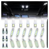 24PCS LED Interior Car Lights Kit - 42mm 36mm Fest