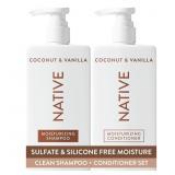 Native Coconut & Vanilla Shampoo and Conditioner C