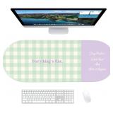 LOT OF 3 Pink Desk Pad Protector, 35.5 x 13