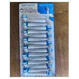 LOT OF 4 BRAUN Oral-B replacement toothbrush heads