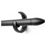 Modern Adjustable Curtain Rod Set 16 to 88 Inches,