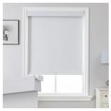 Joydeco No Drill Blackout Roller Shades, 25" W x 7