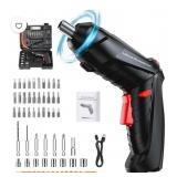 Cordless Mini Electric Screwdriver with Pivoting S