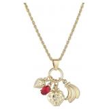 HZMAN 18K Gold Plated Brass Charming Necklace - Hy