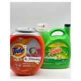 Lot of 2 Laundry Supplies, Includes Tide & Downy P