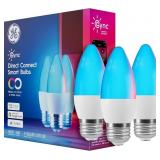 Cync GE Smart Color Changing LED Bulbs, WiFi, Matt