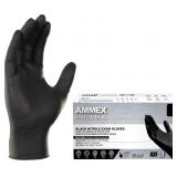 Lot of 3, AMMEX Black 3 mil Nitrile Disposable Glo