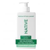 Lot of 2, Native Body Lotion Contains Naturally De