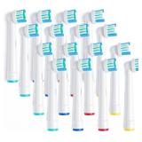 LOT OF 4  SB 17A Replacement Toothbrush Heads for