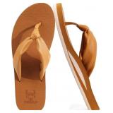 KuaiLu Womens Orthotic Flip Flops with Arch Suppor