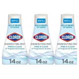 Clorox Free & Clear Disinfecting Mist Refill, Hous