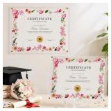 Novabright 2 Set 2026 8.5x11 Floral Acrylic Gradua