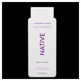 Lot Of 2 Native Body Wash 18oz Lavender & Rose