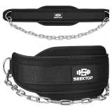Seektop Dip Belt With Chain for Weightlifting, Dip