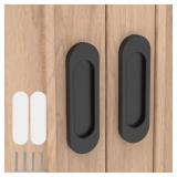 LOT OF 3  4 Inch Self Adhesive Pull Door Handle, C