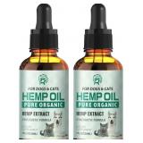 2 Pack Hemp Oil for Dogs and Cats - Anxiety Stress