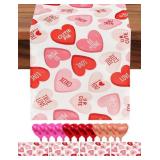 LOT OF 3  multiwins Valentines Day Table Runner an