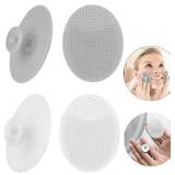 LOT OF 7  4pc Silicone Face Scrubber Exfoliator Fa