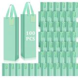 Windyun 100 Pack Wine Gift Bag Wine Tote Bags Bulk