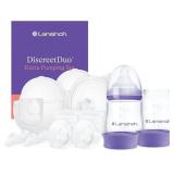 Lansinoh DiscreetDuo Extra Pumping Set, Breast Pum