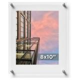 8x10" Double Panel Acrylic Picture Frame for Art &