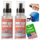 (2-Pack) Calvana 8.5 fl. oz Sports Equipment Deodo