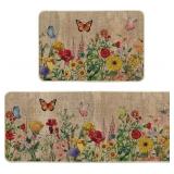 Artoid Mode Wood Flowers Butterfly Spring Kitchen
