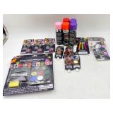 Halloween make up lot - 5 cans of color hair spray
