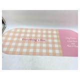 LOT OF 2  Checkered Pattern Desk Pad Protector, 35