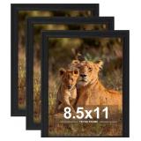 8.5x11 inch Picture Frame set of 3, Certificate Po