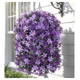 Hoppwodd Artificial Flower for Outdoors 4pcs Fake