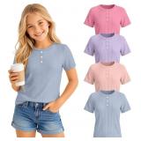 SIZE 9/10 gray, white, green, tan 4 Pack Girls