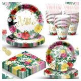 Lot Of 2 Hawaiian Party Supplies Tropical Themed B