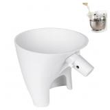 Lot Of 2 Flour Funnel for Kitchen Aid Mixer 5 Qt,