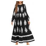 HOSIKA Girls Black Hallowen Party Dress A-Line Cas