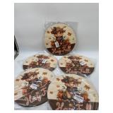 LOT OF 5 Hay Fall Sign Pumpkin Cow Door Sign Thank